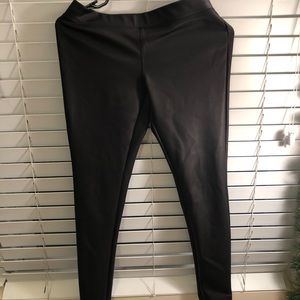 Express Leather Leggings